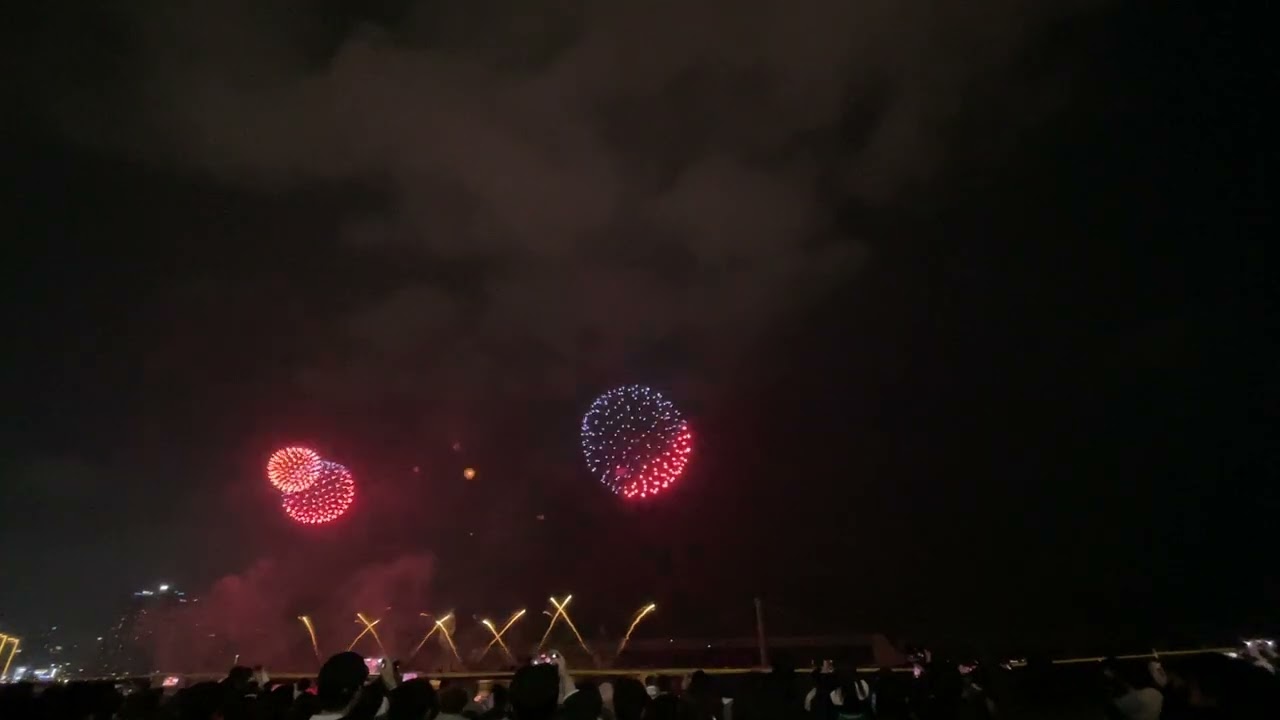 2030 부산세계박람회 유치기원 광안리 불꽃축제 현장