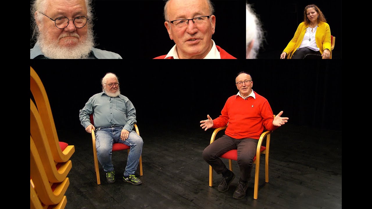 Pogovor ob 60 letnici prisotnosti na odrskih deskah - Franc Kuežnik in Walter Juvan