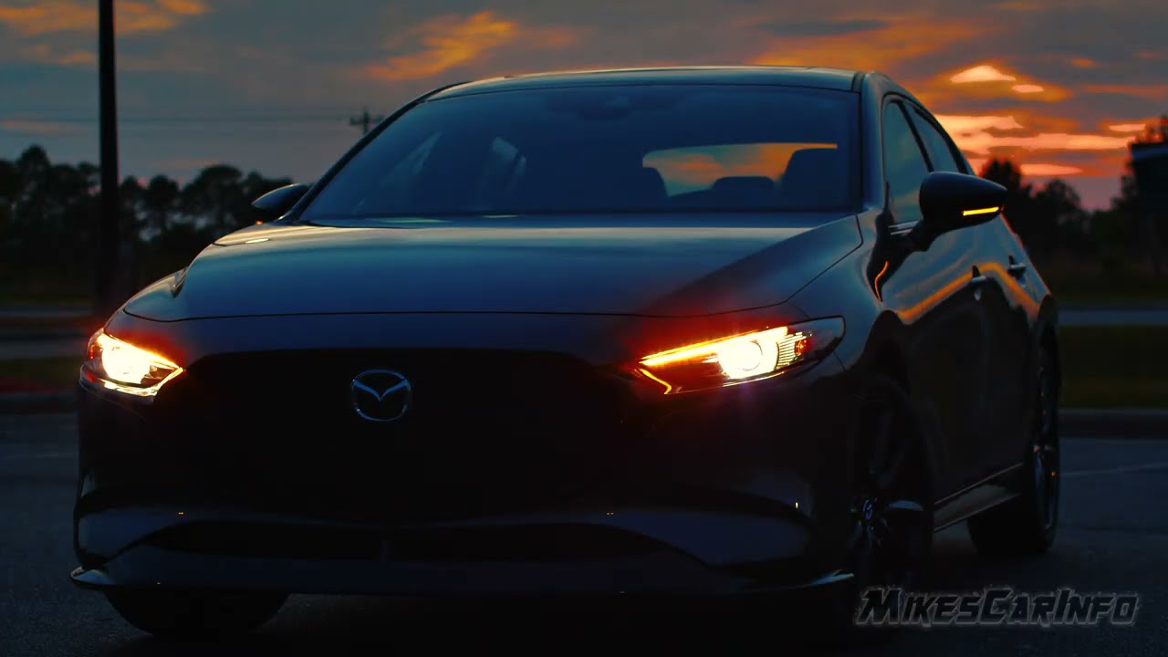 👉 НОЧЬЮ: Mazda3 AWD Turbo 2021 Mazda 3 — обзор внутреннего и внешнего освещения в 4K