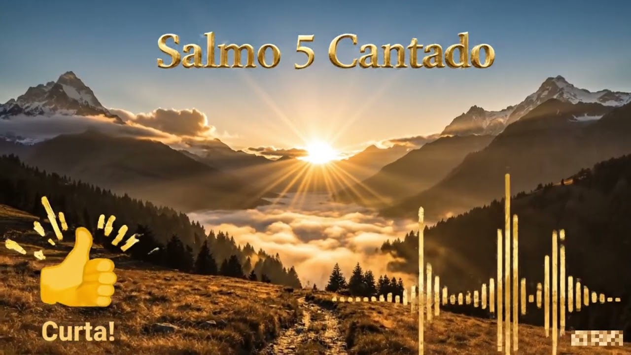 SALMO 5 CANTADO | Oração da Manhã — Guia-me, Senhor, na Tua Justiça. (adore em canção)