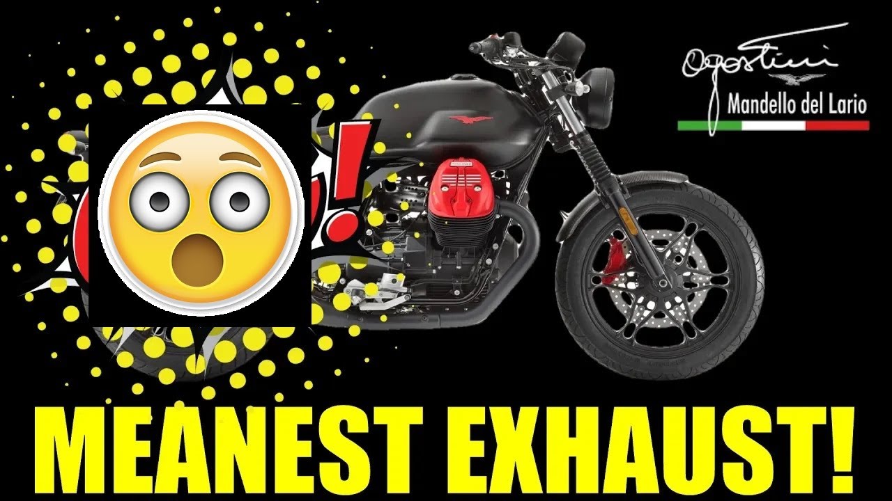 Самый крутой выхлоп? Обзор карбонового выхлопа Agostini для мотоцикла Moto Guzzi V7