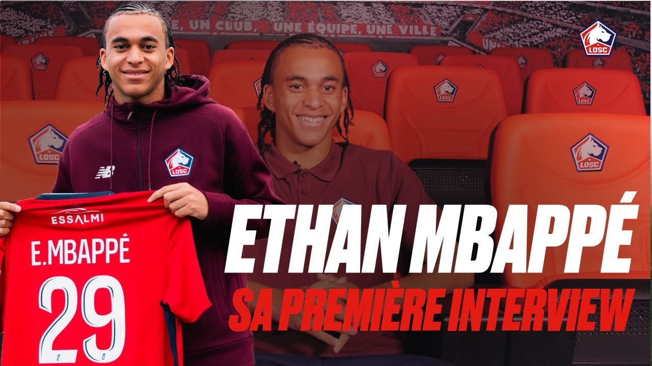 INTERVIEW | Les premiers mots de Ethan Mbappé au LOSC 🎙️