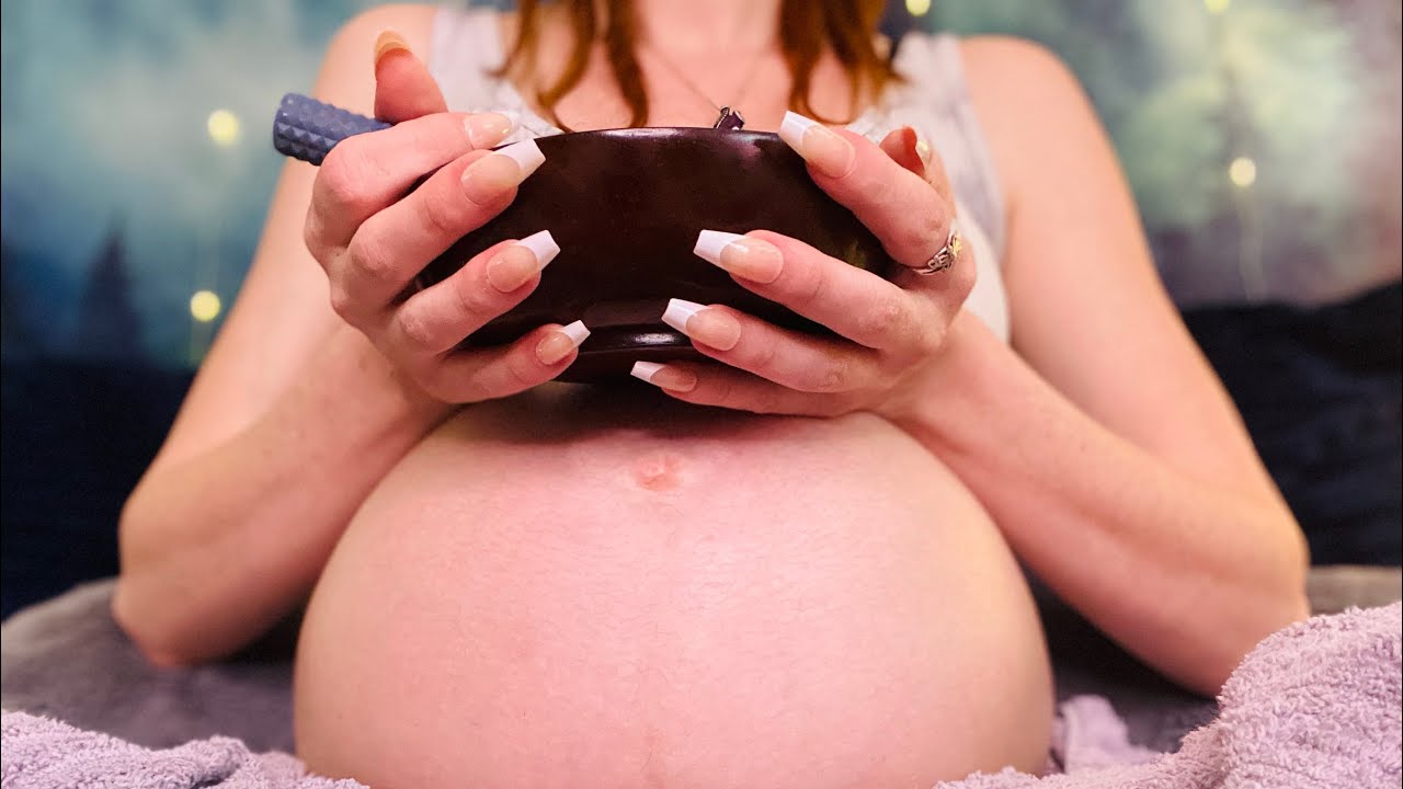 ~* Pregnant Belly Massage Oils ASMR *~