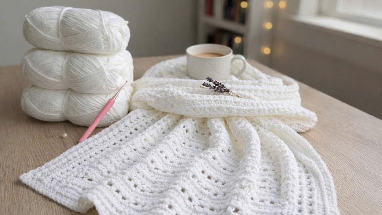 ✨ ELEGANT TEXTURED CROCHET STITCH | SIMPLE & BEGINNER FRIENDLY 🧶✨