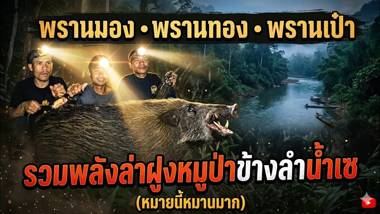 ออกล่องเฮือใต้ตาพรานจ◌ัดบักเหวอต้อนฮับพรานเป๋า