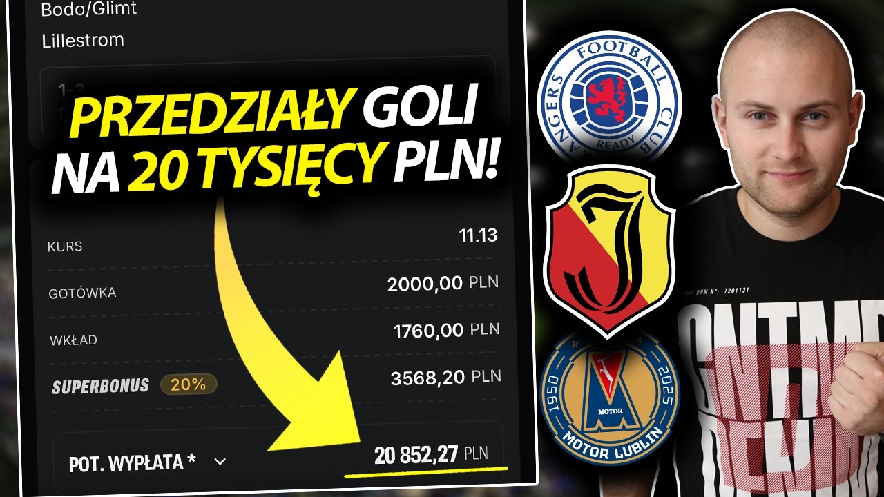 Wygrali 38 TYSIĘCY ZŁOTYCH i dziś dają KOLEJNE KUPONY! Do tego PRZEDZIAŁY GOLI na 20 TYSIĘCY PLN!