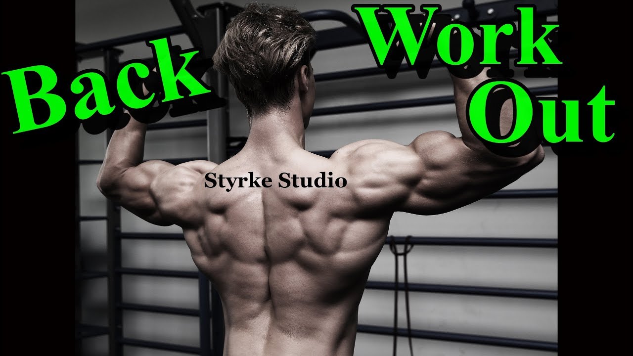 Workout Fitness Model Back Gains Hagen Richter Styrke Studio