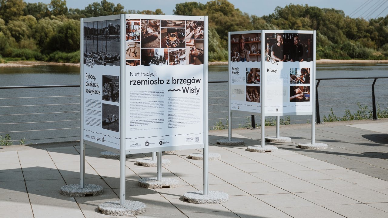 Wystawa plenerowa | Nurt tradycji: rzemiosło z brzegów Wisły | 02/09-02/10/25 Bulwary Wiślane, W-wa