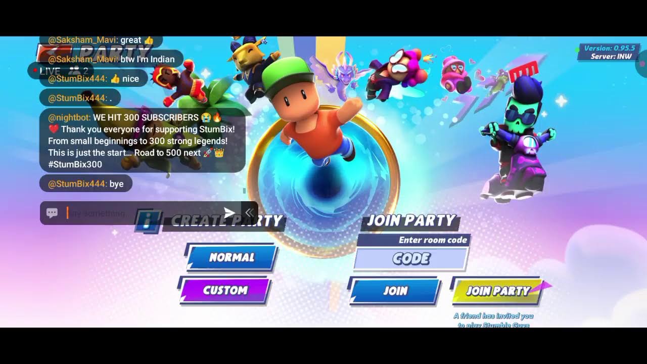 block dash endless Asia inw server #live #stumbleguys