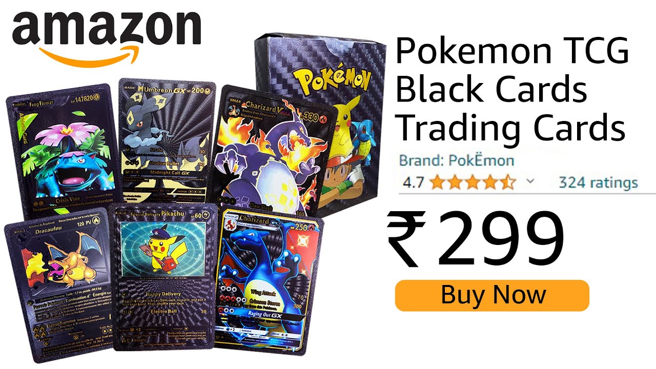 I BOUGHT BLACK POKEMON CARDS FROM AMAZON #pokemoninindia #pokemon #pokemontcg