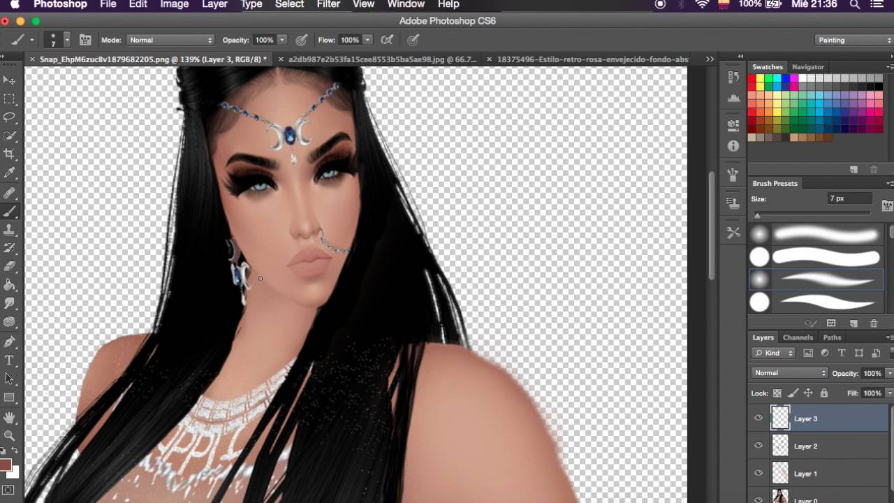 EDITANDO FOTO DE IMVU EN PHOTOSHOP (mi estilo)