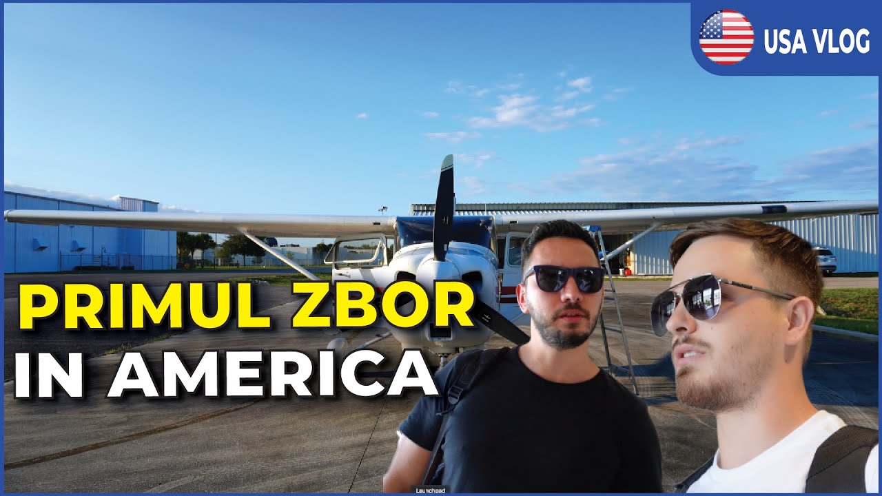 PRIMUL ZBOR (skilltest)  &Icirc;N AMERICA | USA Vlog #11