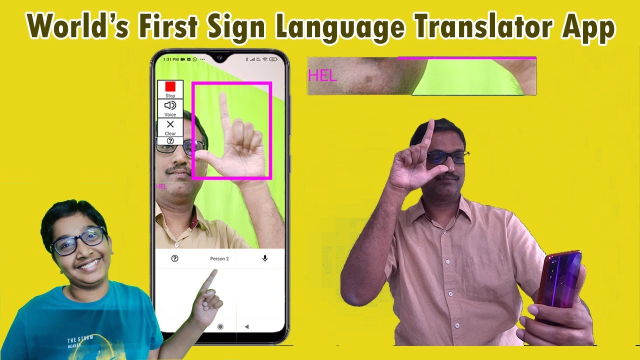 Sign Language Translator App - The World's First Sign Language Mobile App