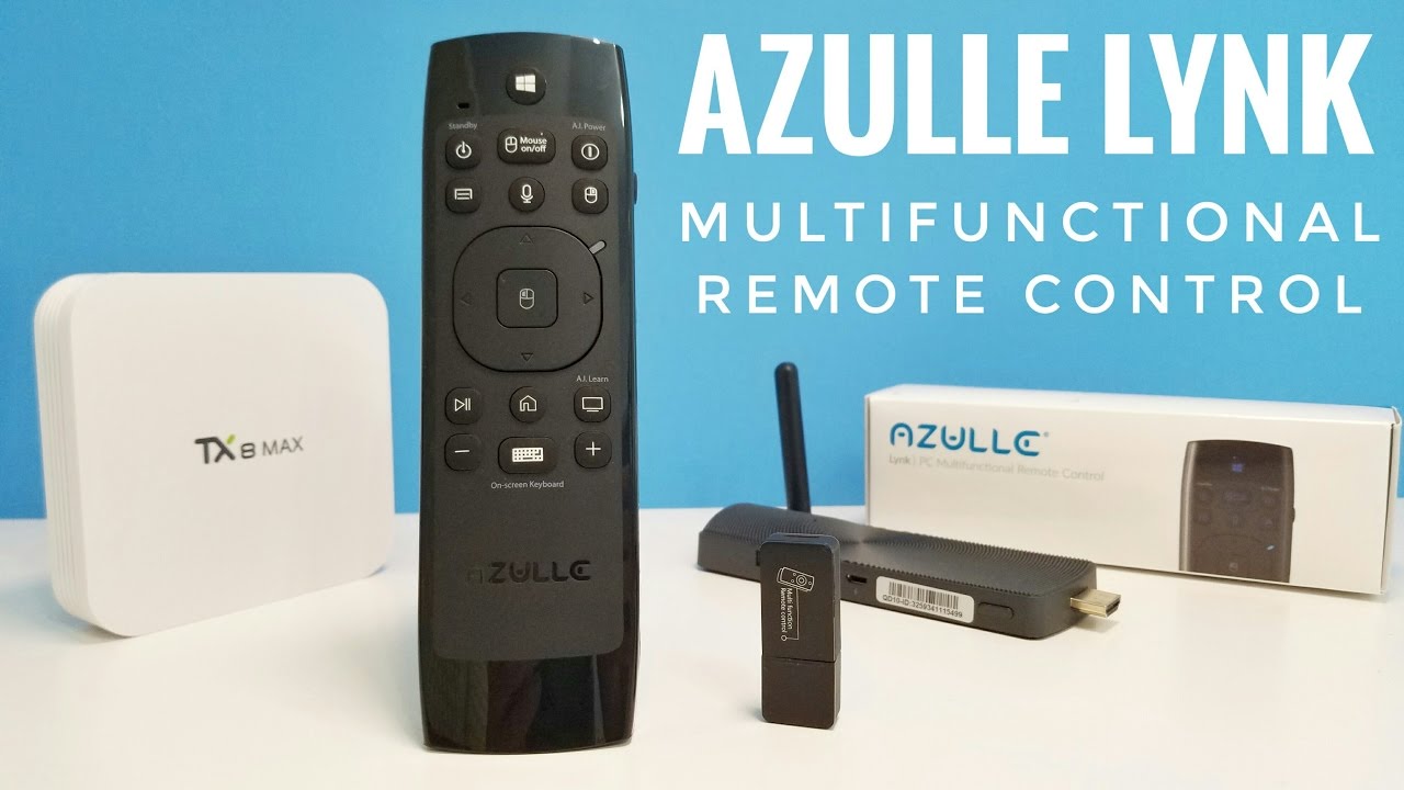 Azulle Lynk Multifunctional Remote Control REVIEW - for TV Box, PC, Media Devices