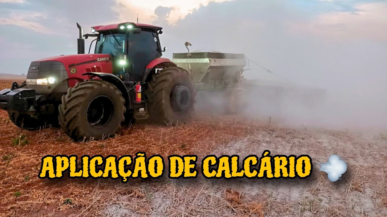 APLICAÇÃO DE CALCÁRIO NA TAXA VARIÁVEL - PUMA 200 🚜