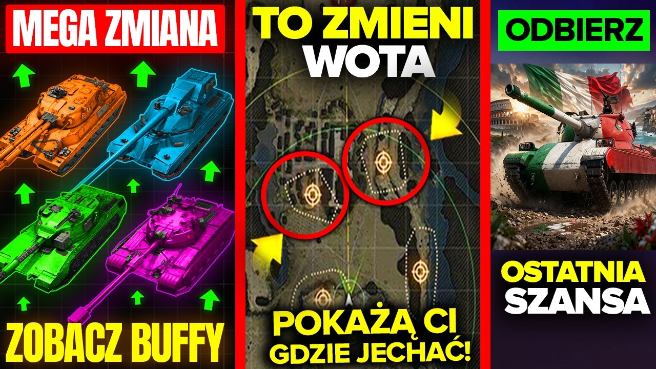 TA FUNKCJA ZMIENI WOT! OGROMNE BUFFY dla 11 TIER&Oacute;W! ZR&Oacute;B TO PRZED JUTREM!