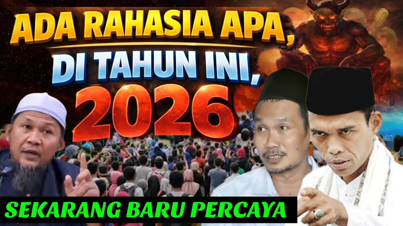 DUNIA SUDAH TIDAK BAIK-BAIK SAJA PERANG ISRAEL VS IRAN & AS‼️CERAMAH USTADZ ABDUL SOMAD TERBARU 2026