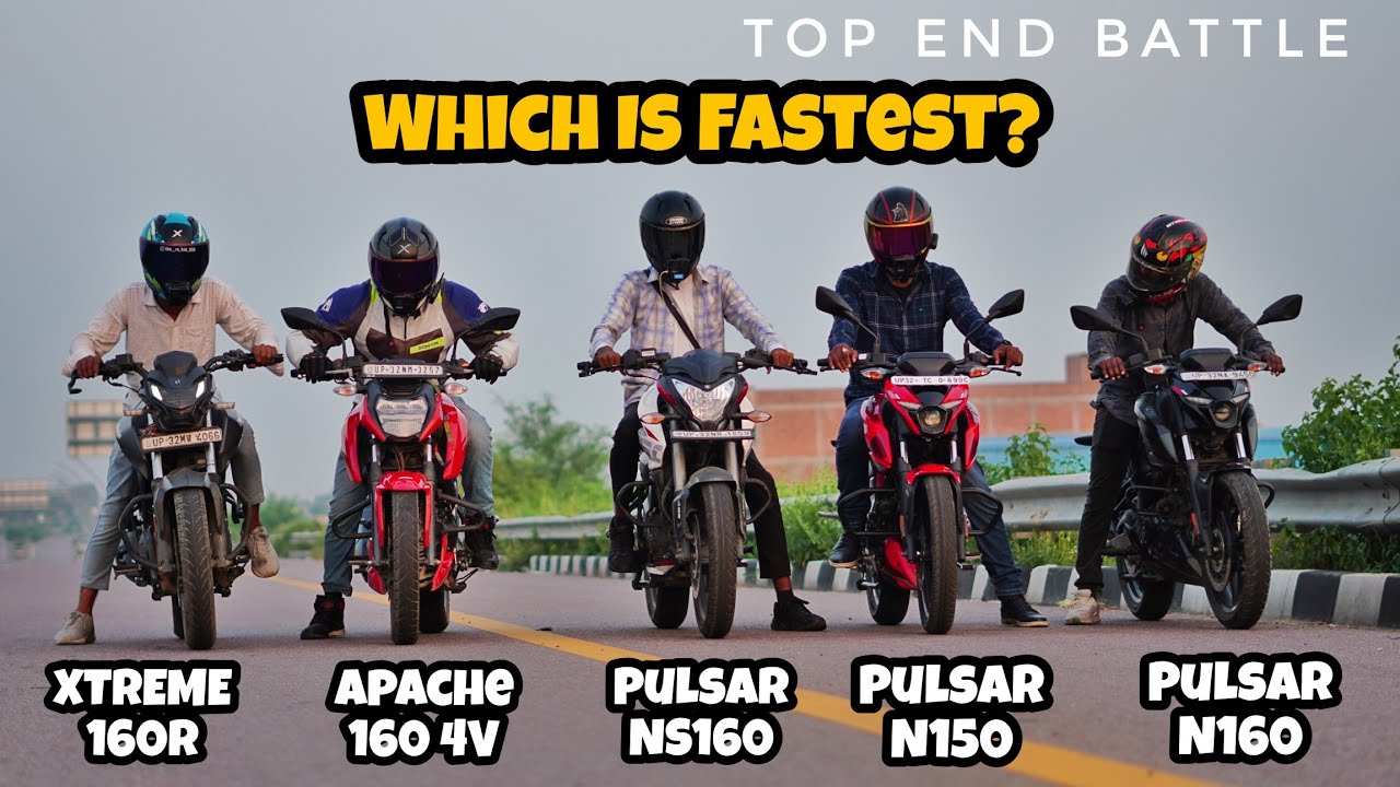 Pulsar N150 Vs NS160 Vs Pulsar N160 Apache 160 4v Vs Xtreme 160R | Penta Battle | Ye Ummid Nahi Thi😱