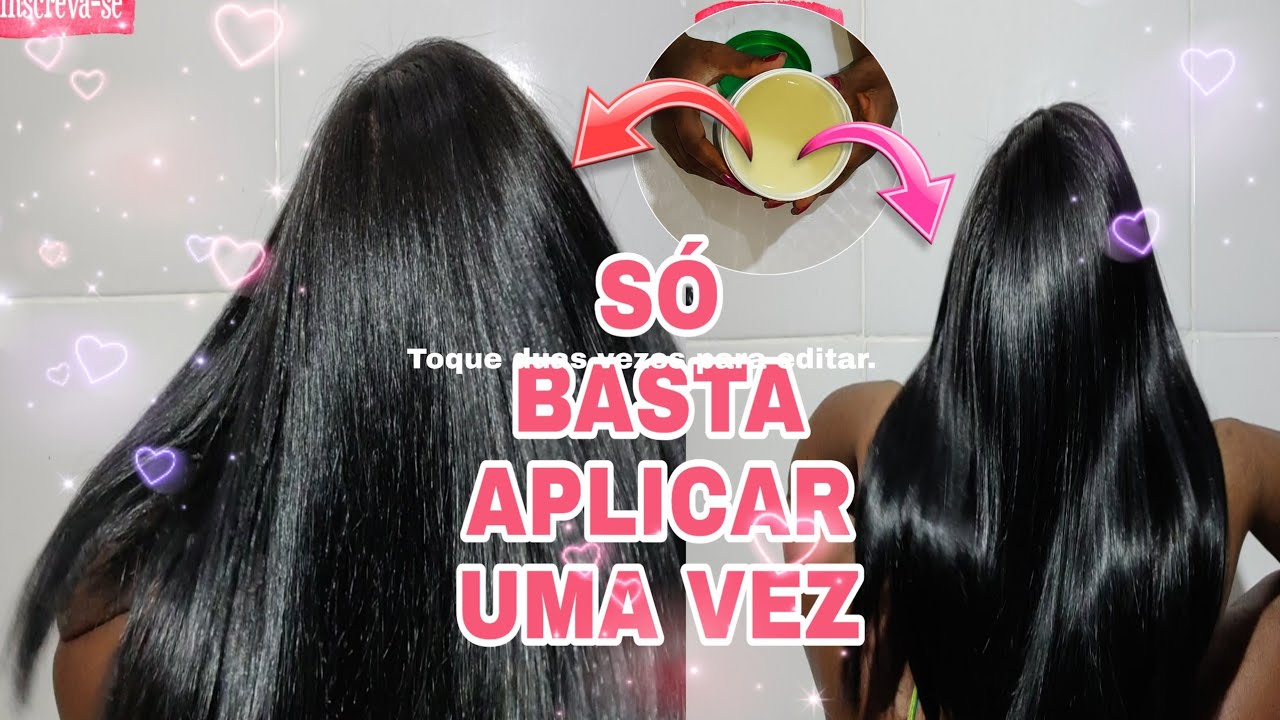 máscara caseira de nutrição super potente para cabelos fracos quebradiços e com queda