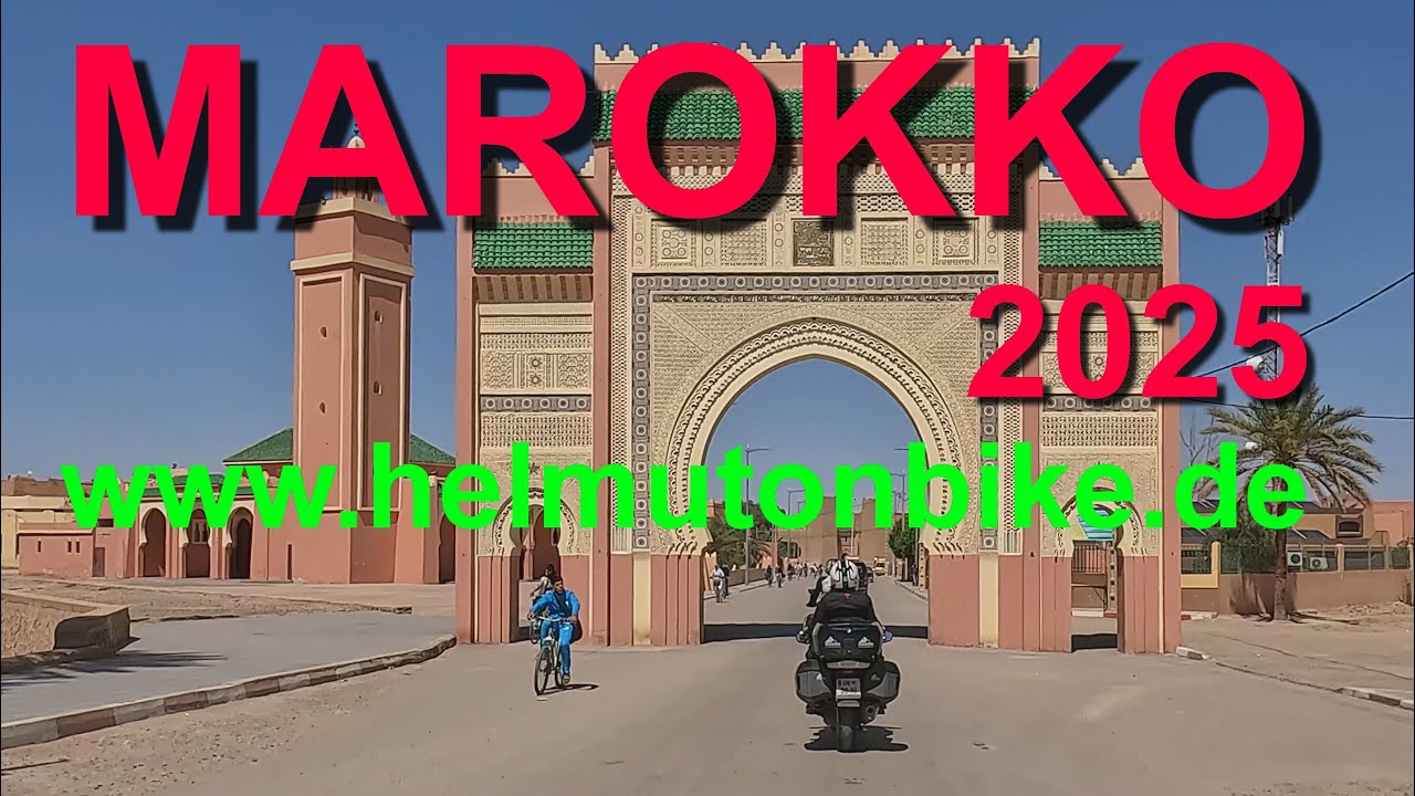 Marokko Motorradreise 2025  #helmutonbike