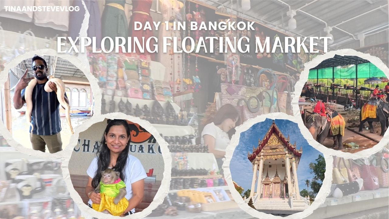 தமிழில்:Exploring Thailand’s Famous Floating Market! 🛶 Chang Puak Camp Damnoen Saduak