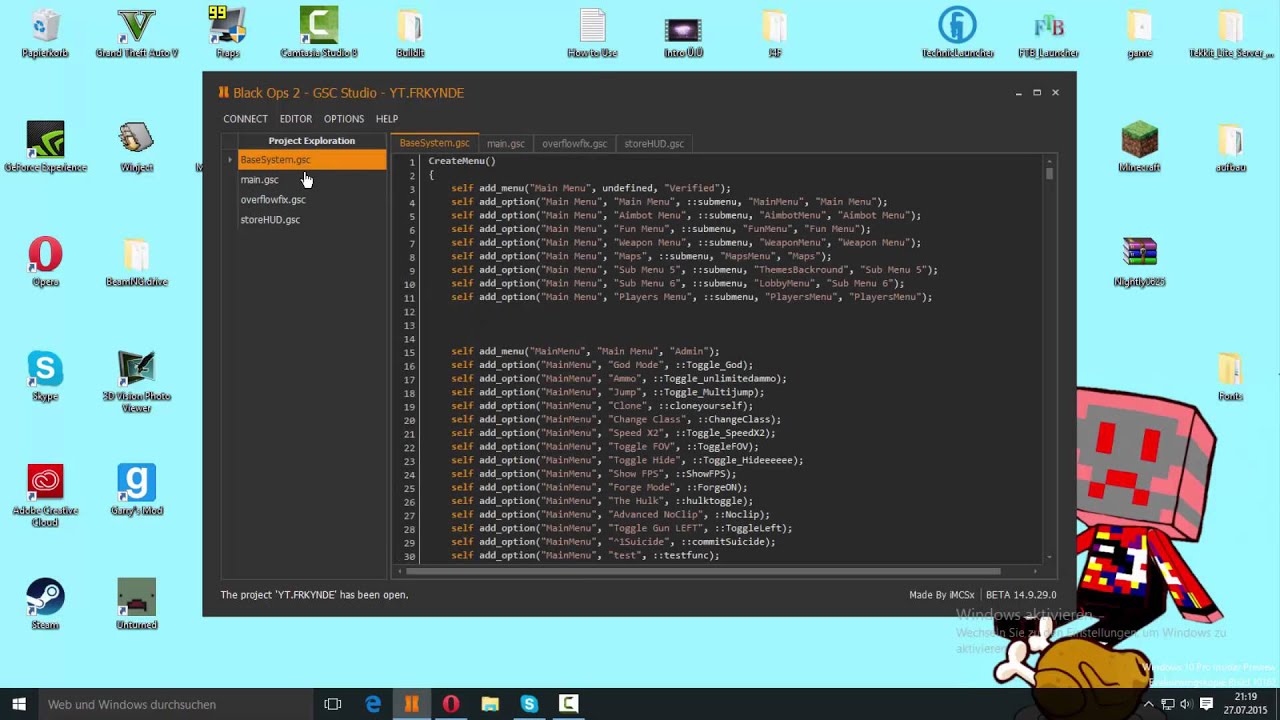 How to Inject a GSC Mod Menu (GSC STUDIO)