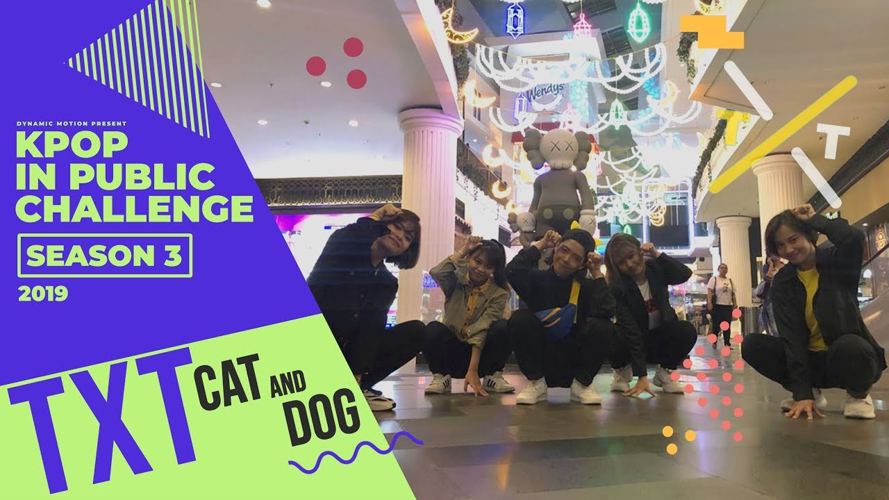 [KPOP IN PUBLIC CHALLENGE] TXT (투모로우바이투게더) - CAT AND DOG by DYNAMIC MOTION, INDONESIA
