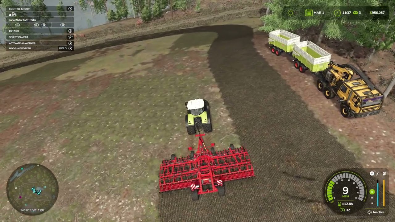 FS 25 Silverrun Forest pt.26. Creating the new field + a new grain bin!
