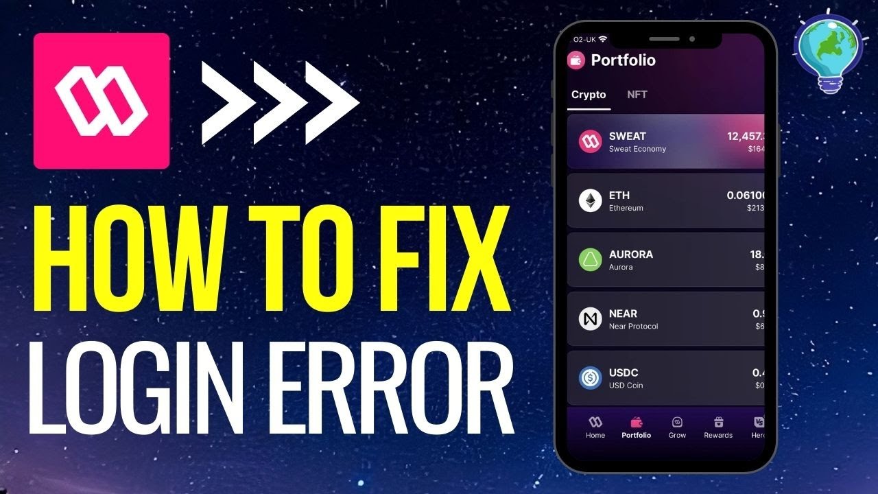 How to Fix Login Error on Sweat Wallet App (2024) - Can&rsquo;t Login Problem