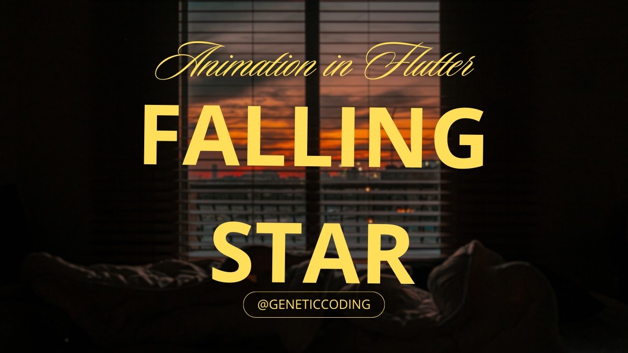 Flutter Custom Animation ⭐ Falling & Exploding Star Using AnimationController + CustomPaint