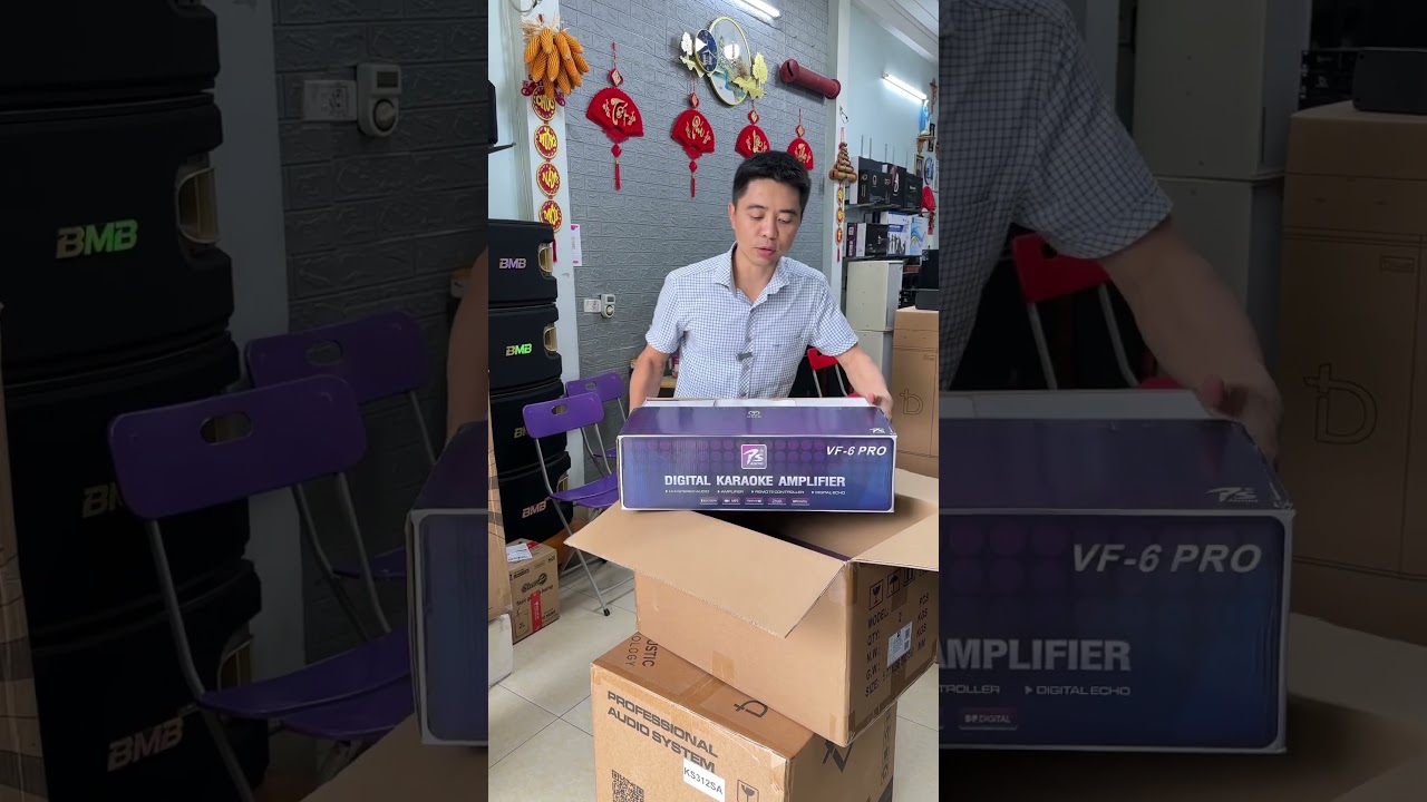 Amply 3in1 liền đẩy liền vang liền mic PSAUDIO VF-6pro hết hàng lại về
