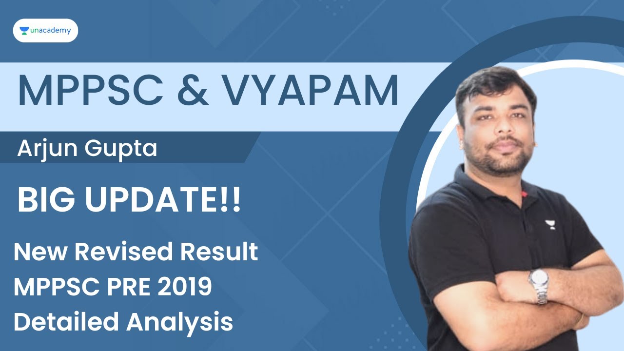 BIG UPDATE!! New Revised Result | MPPSC PRELIMS 2019 | Detailed Analysis | Arjun Gupta