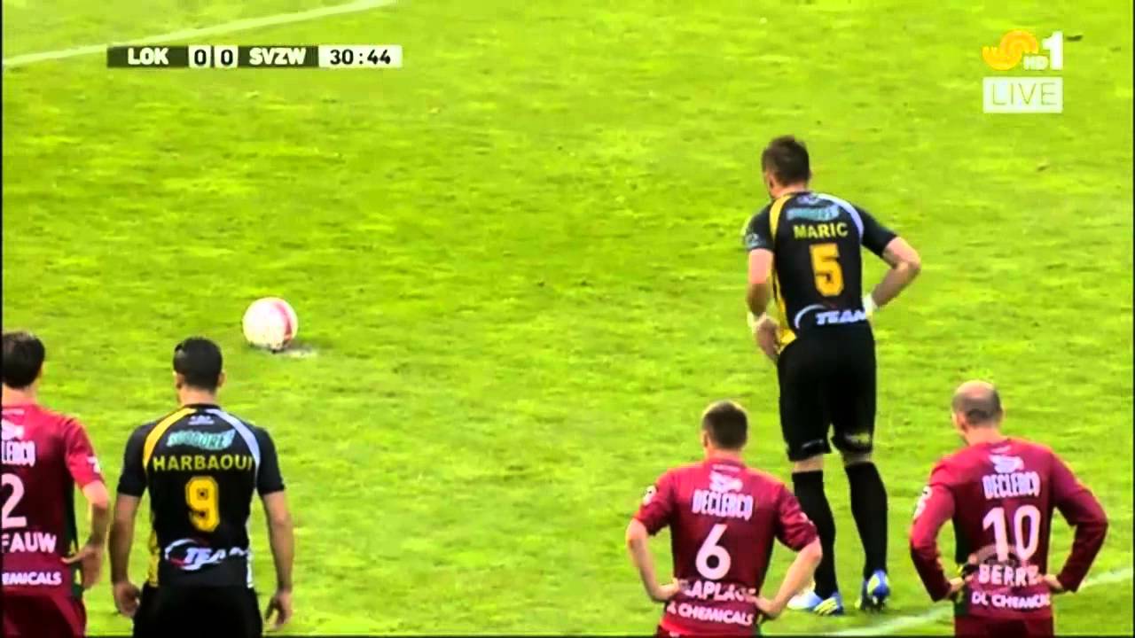 Goal Maric 1-0 Lokeren-Zulte Waregem