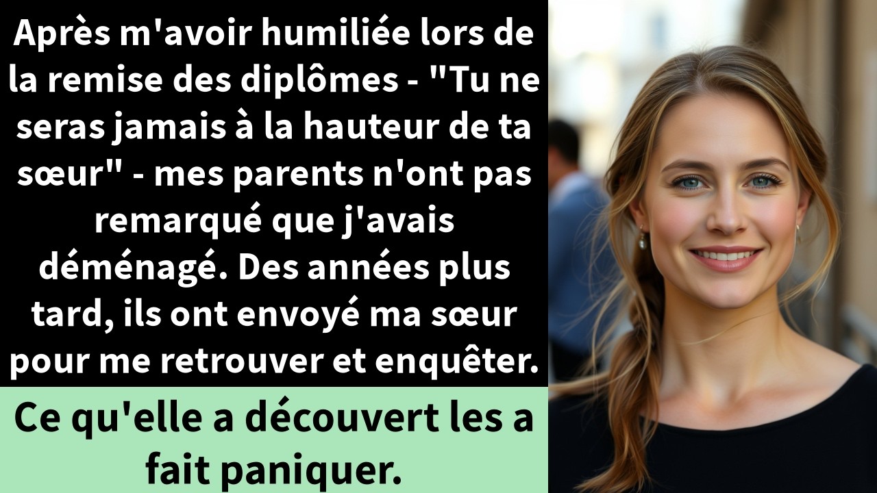 Après m'avoir humiliée lors de la remise des diplômes - 