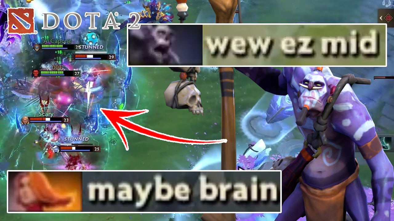 SAD DROW VS WD MIDLANE! 🧪😭 | Intense Roaming & Battle Chaos (Dota 2 Low Tier Highlights)
