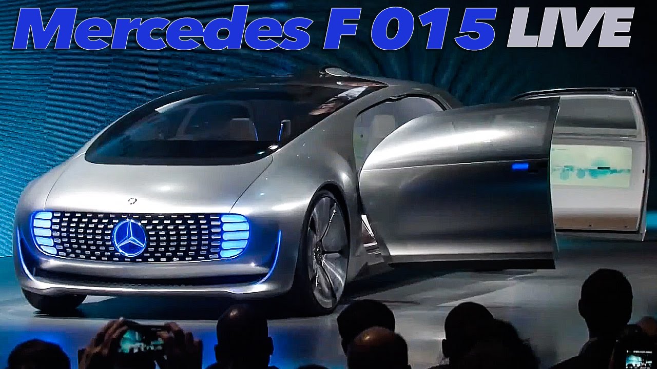 Mercedes Benz F 015 Luxury in Motion | LIVE PREMIERE CES 2015