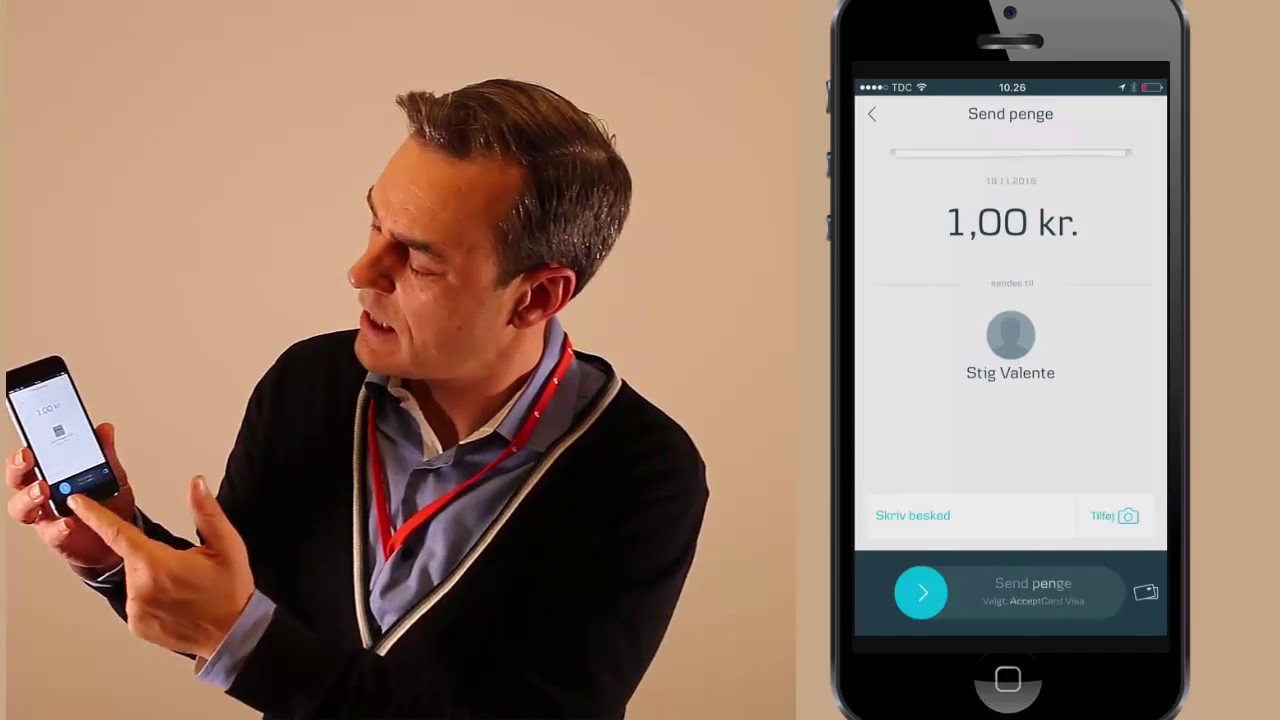 Sådan anvender du AcceptCard Visa og MobilePay