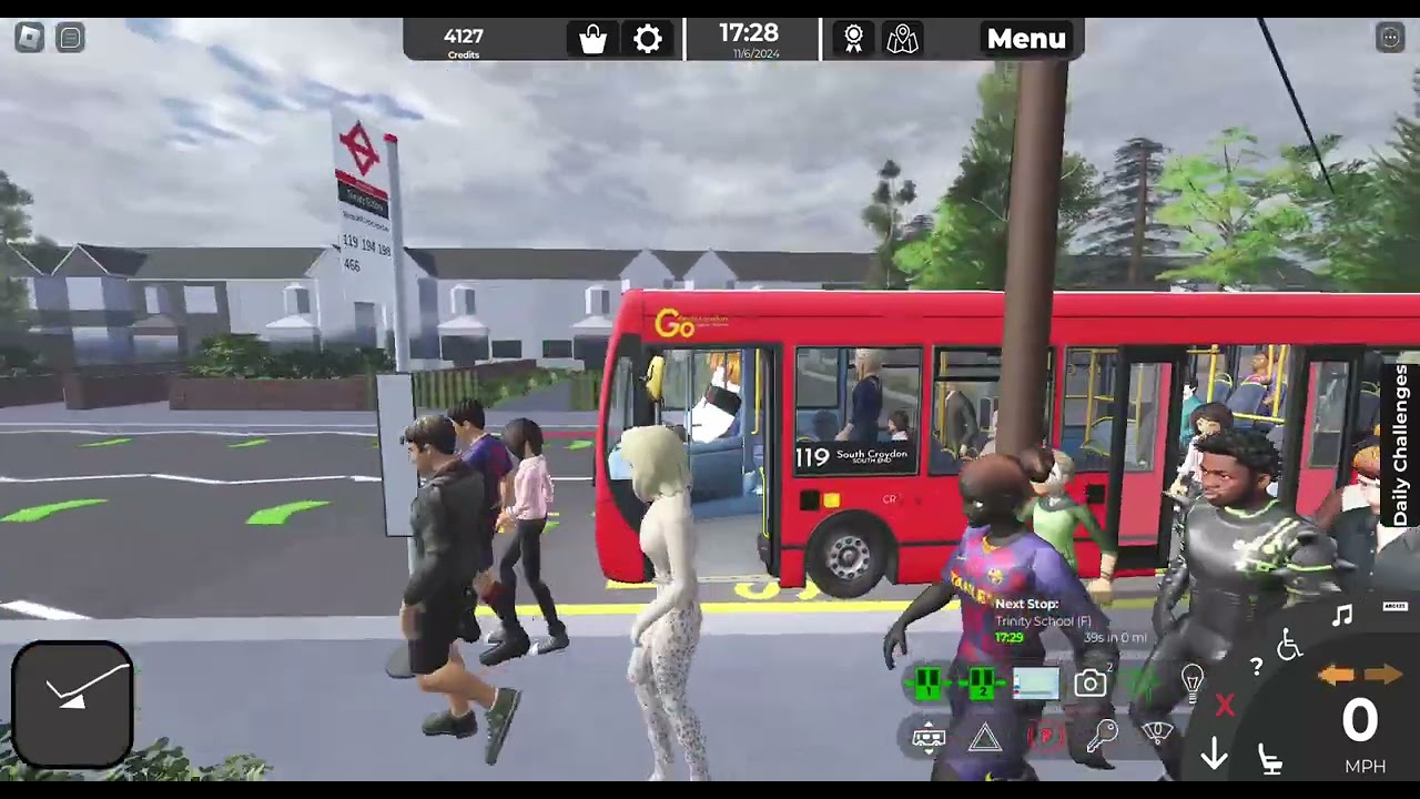 [V1.3.1 UPDATE] Croydon V1.3.1: Route 119 From & Back South Croydon South End (Route Training)