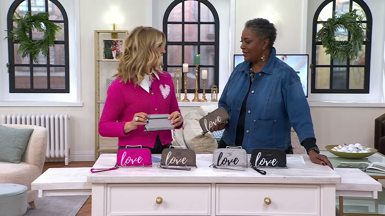 Lug Love Collection Classic Wallet - Whirly Love on QVC
