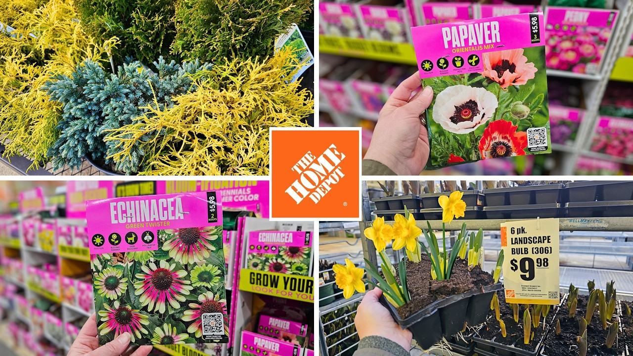 NEW Home Depot Garden Center Inventory! March 2026