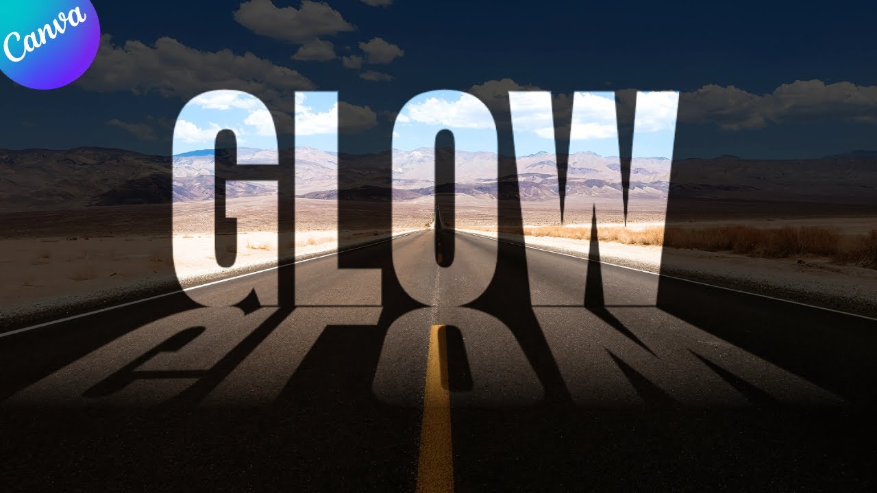 Canva Glowing Text Effect Tutorial | Easy Light Text Trick for Beginners!