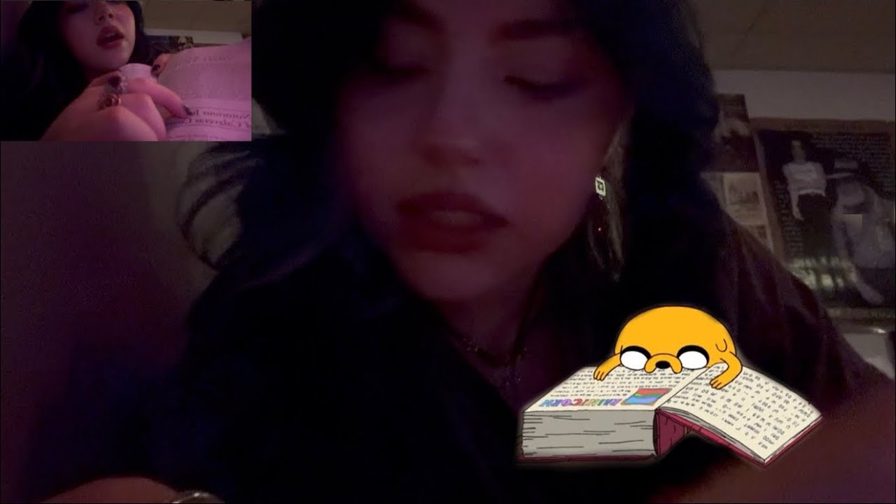 lofi asmr reading a short story w/ lots of ring sounds + page scratching + subtle gum chewing