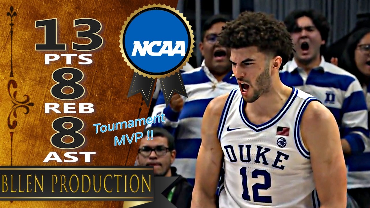 Cameron Boozer nears Triple-Double & Won MVP - 13 Pts, 8 Ast Highlights｜Virginia vs Duke｜2026.03.14