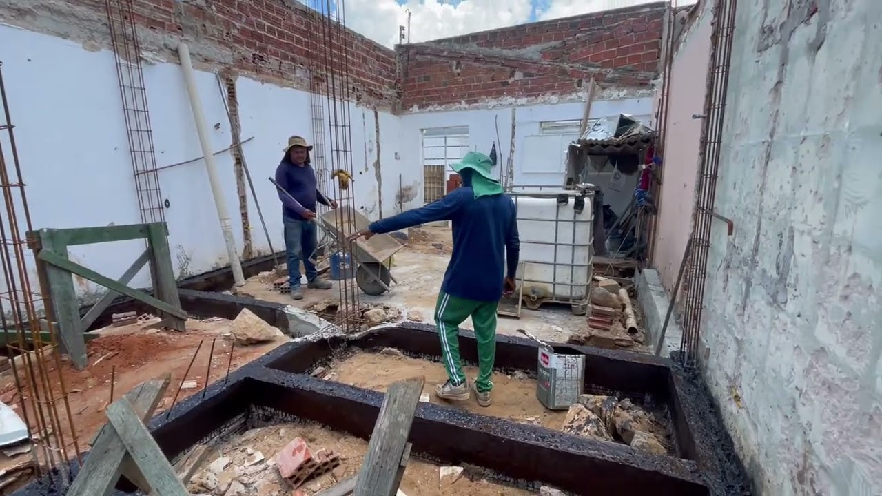 Mais um dia de obra em Serra Talhada Pernambuco 