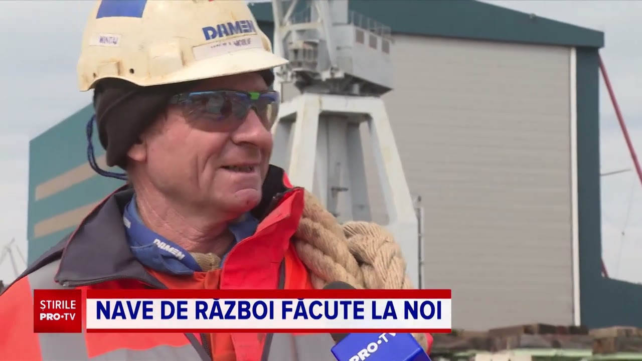 Unul dintre cele mai mari vapoare de război se construiește la Galați