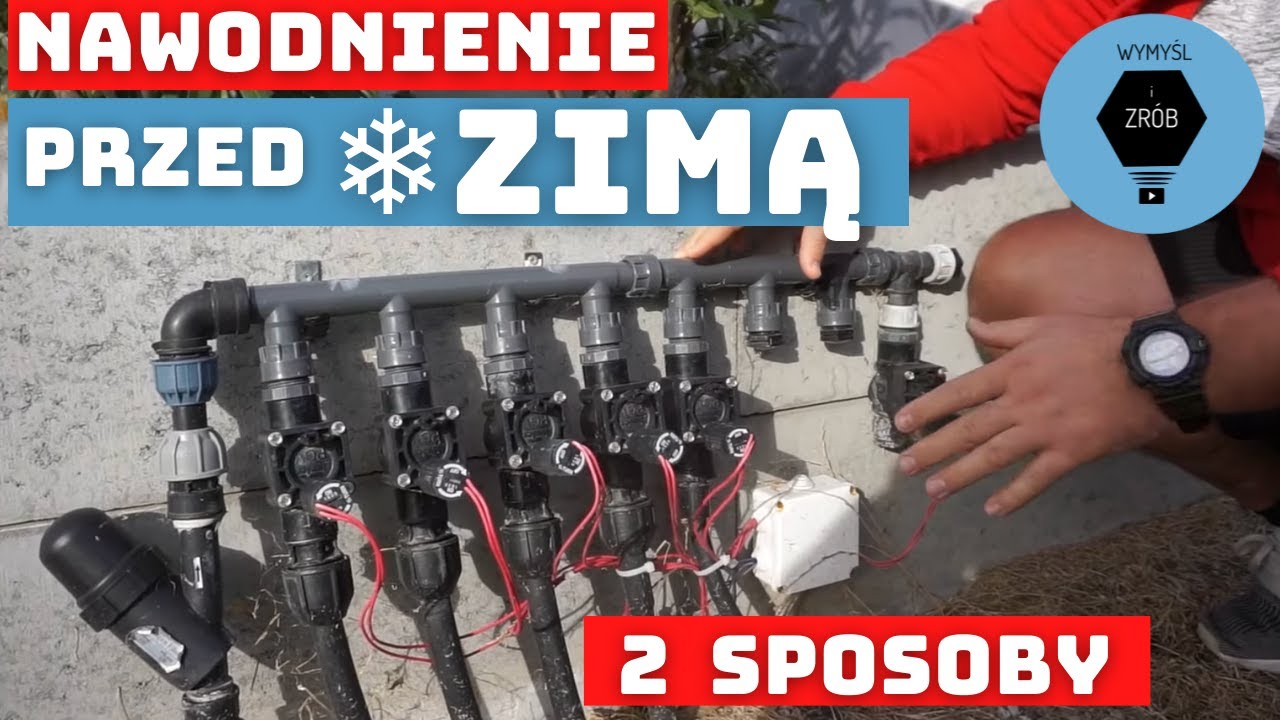 Jak przygotować przedmuchać zabezpieczyć nawodnienie system nawodnienia na zimę przed zimą