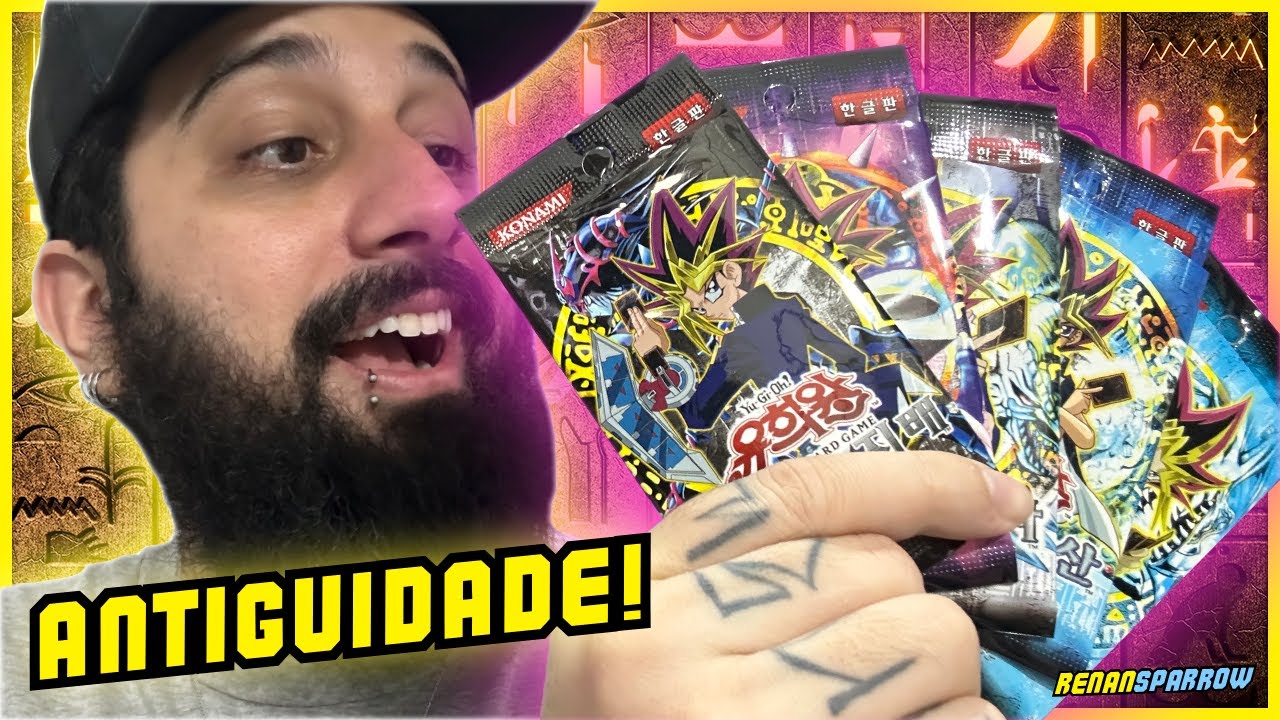 20 ANOS LACRADOS! ABRI PACOTES RAROS DE YU-GI-OH!