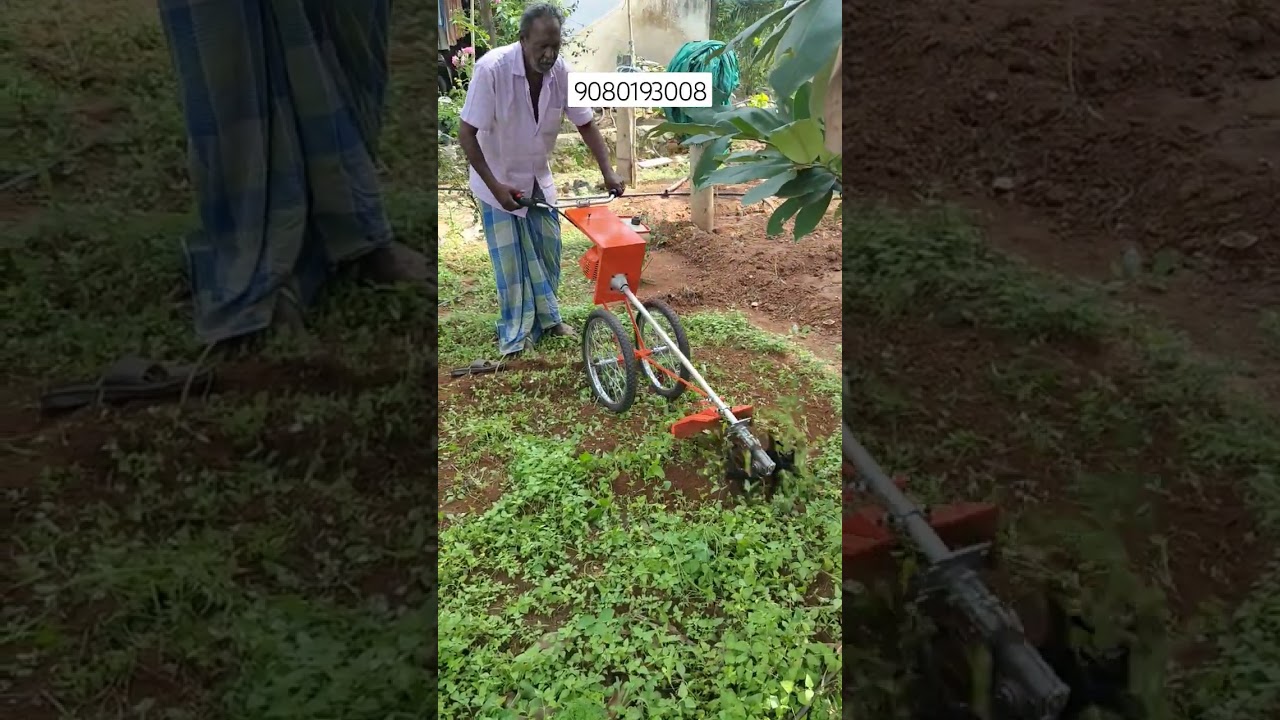 wheel type brushcutters for farming and gardening 