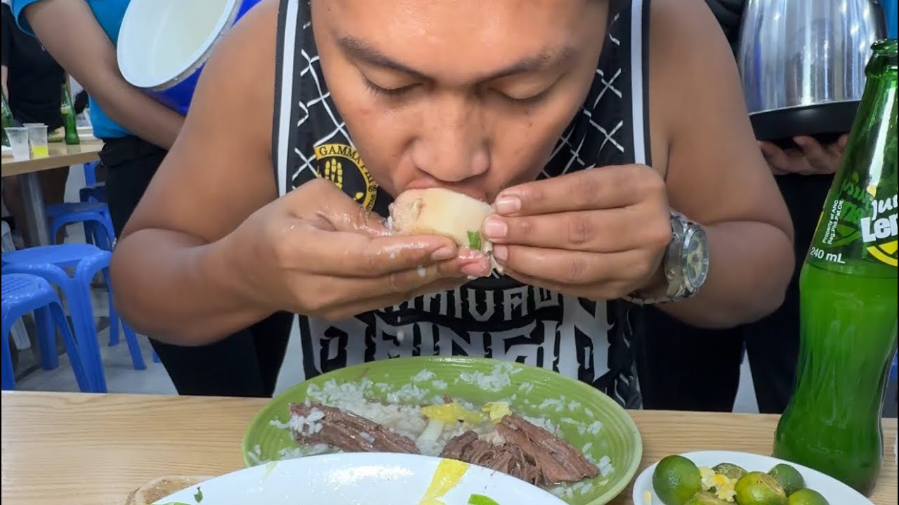 Bulalo Challenger Sinupsop ang Bone Marrow ng husto sa Mr B Quiapo Manila 
