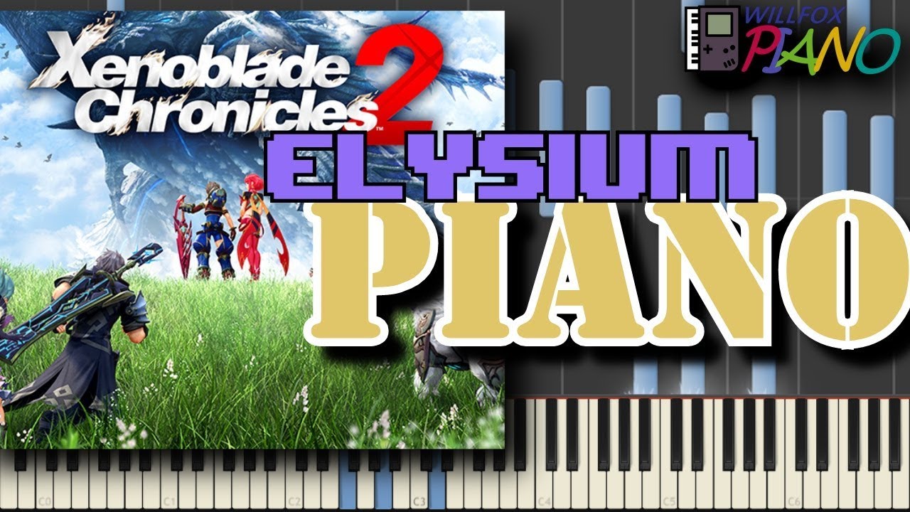 elysium, In the Blue Sky Piano Tutorial  (Xenoblade 2)
